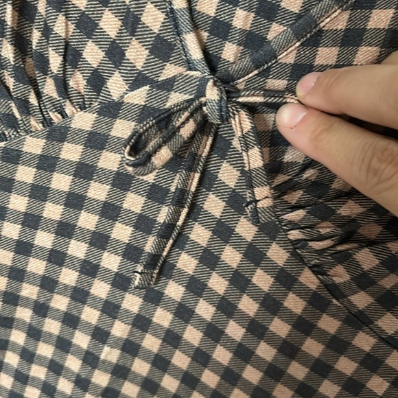 Urban Outfitters Brown & Black Checkered Dress - Picture 5 of 7
